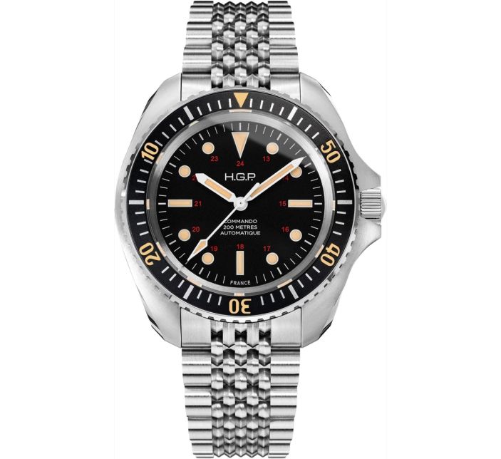 Montre HGP Diver 200M Commando Vintage