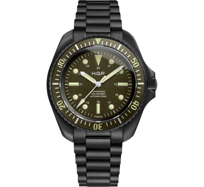 Montre HGP Diver 200M Commando PVD