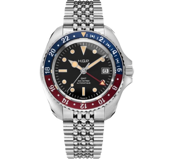 Montre HGP Diver GMT 200M Vintage