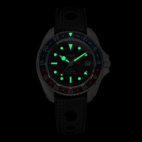 Montre HGP Diver GMT 200M Vintage