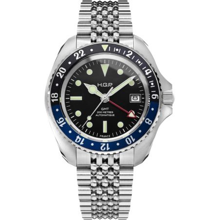 Montre HGP Diver GMT 200M Batman