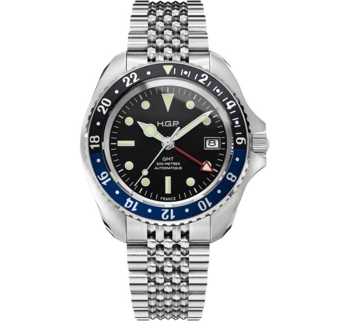 Montre HGP Diver GMT 200M Batman