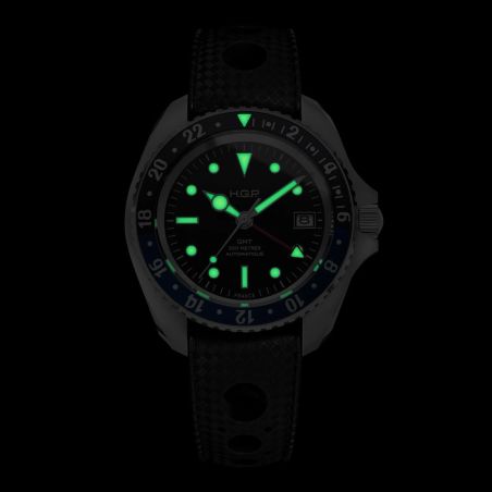Montre HGP Diver GMT 200M Batman
