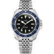 Montre HGP Diver 200M Mecaquartz Bleue