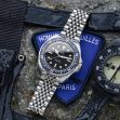 Montre HGP Diver 200M Mecaquartz Bleue