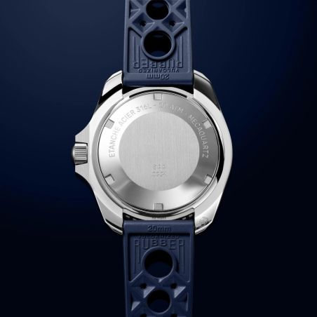 Montre HGP Diver 200M Mecaquartz Bleue