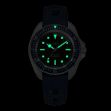 Montre HGP Diver 200M Mecaquartz Bleue
