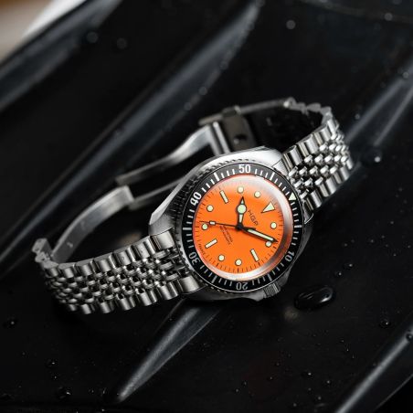 Montre HGP Diver 200M Mecaquartz Orange