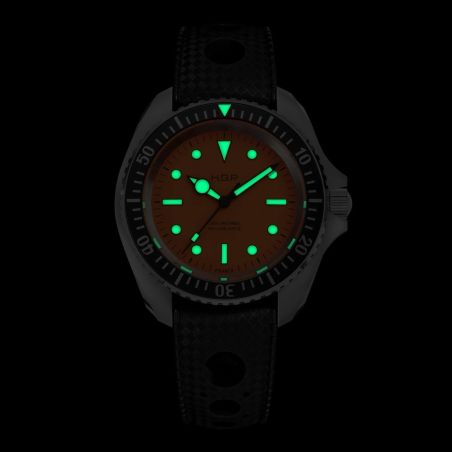 Montre HGP Diver 200M Mecaquartz Orange
