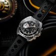 Montre HGP Diver 200M Chrono Mecaquartz Vintage Big Eye
