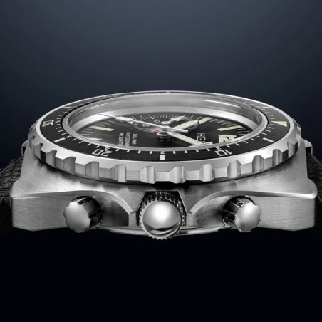 Montre HGP Diver 200M Chrono Mecaquartz Vintage Big Eye