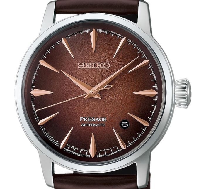 Montre Seiko Presage Cocktail Time « Whiskey Mist » | HCB003J1
