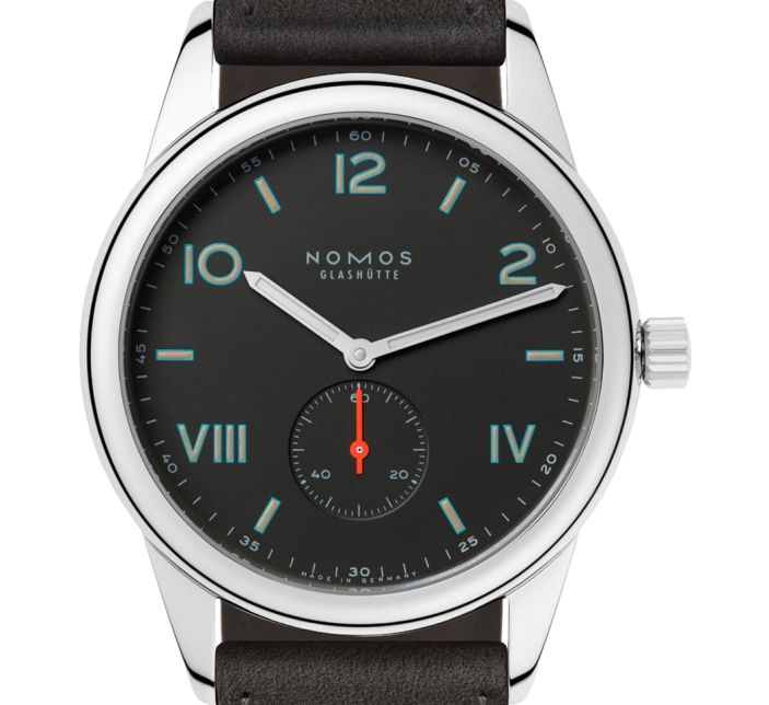 Montre Nomos Club Campus 38 Nuit Leather