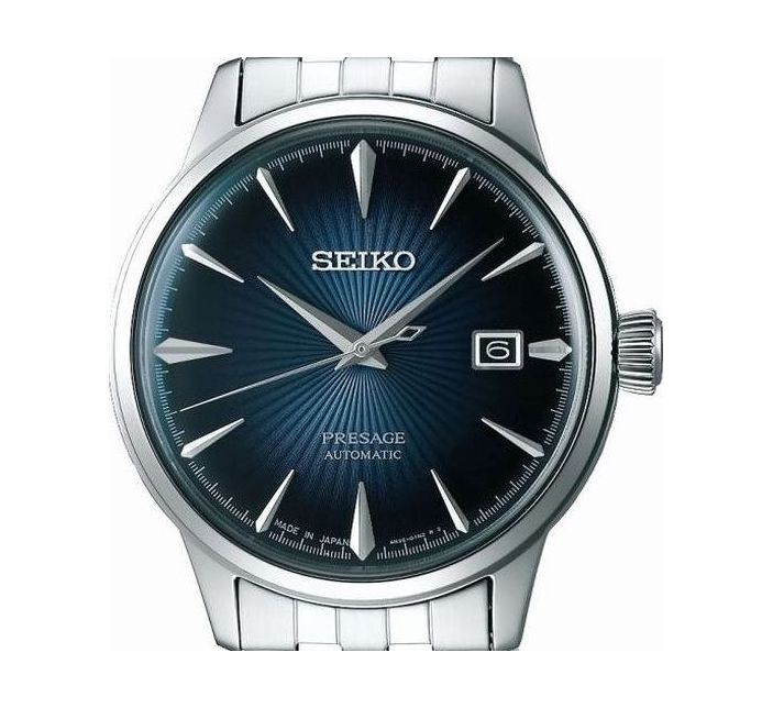Montre Seiko Presage Cocktail Automatique « Blue Moon » SRPB41J1