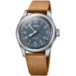 Montre Oris Big Crown Pointer Date 40mm Blue Light Brown Leather 
