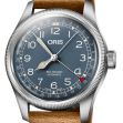 Montre Oris Big Crown Pointer Date 40mm Blue Light Brown Leather 