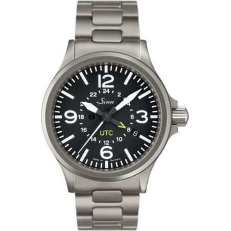 Instrument Watch 856 UTC Solid Strap - Sinn
