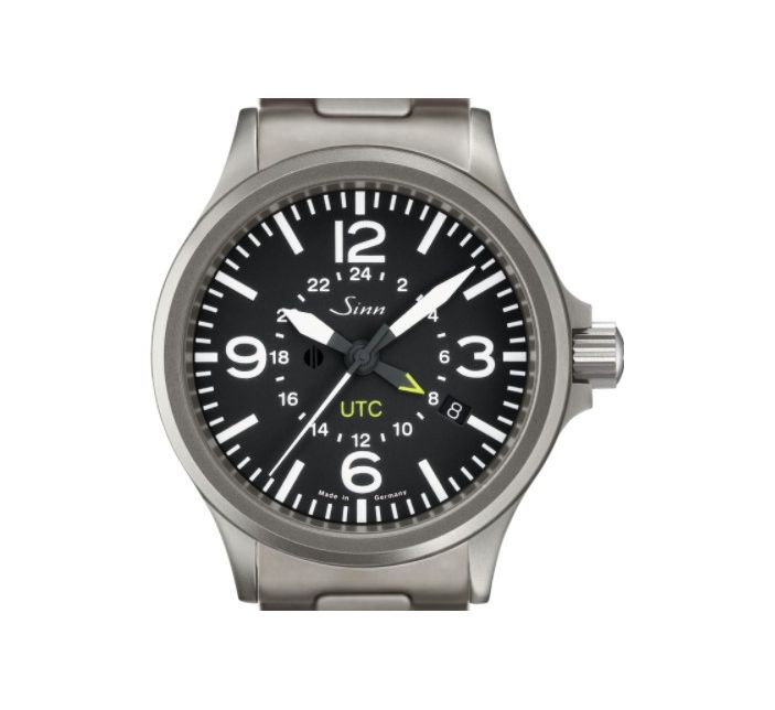Montre Sinn Instrument Watch 856 UTC Solid Strap