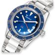 **Montre Squale Sub-39 GMT Vintage Blue Steel