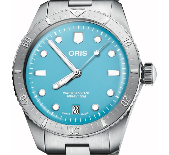 Montre Oris Divers Sixty-Five Cotton Candy Blue