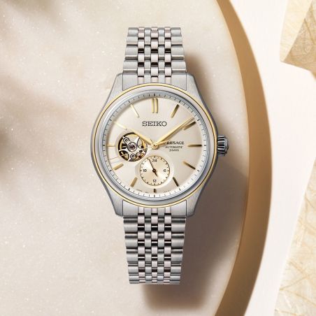 Montre Seiko Presage Classic Series Coeur Ouvert | SPB480J1