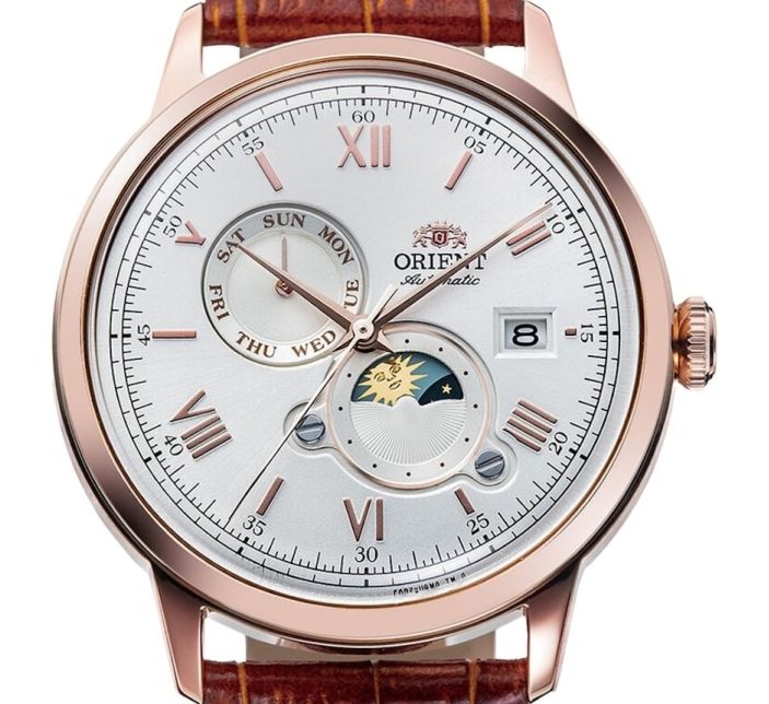 Montre Orient Bambino V9 Sun & Moon RA-AK0801S