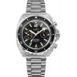 Montre HGP Diver 200M Chrono Mecaquartz Black Big Eye
