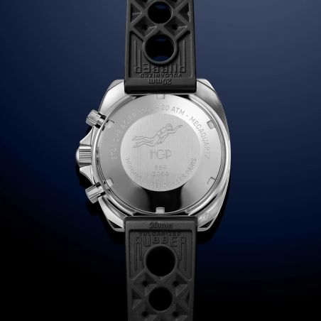 Montre HGP Diver 200M Chrono Mecaquartz Black Big Eye
