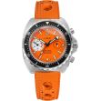 Montre HGP Diver 200M Chrono Mecaquartz Orange Big Eye