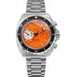 Montre HGP Diver 200M Chrono Mecaquartz Orange Big Eye