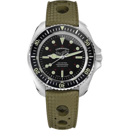 Montre HGP Diver 200M Mecaquartz Commando