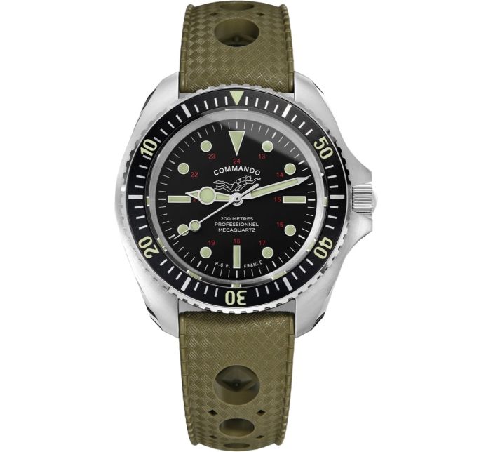Montre HGP Diver 200M Mecaquartz Commando