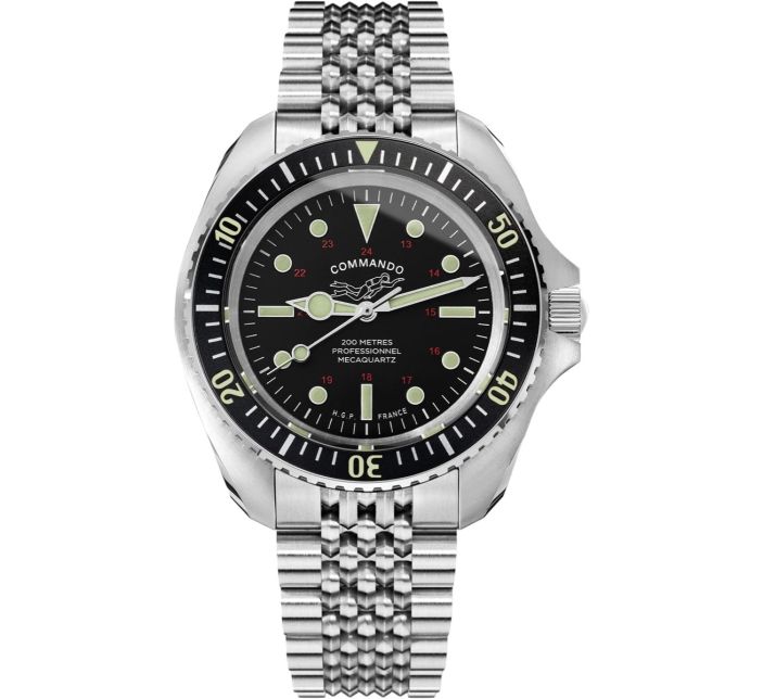 Montre HGP Diver 200M Mecaquartz Commando