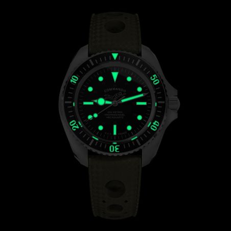 Montre HGP Diver 200M Mecaquartz Commando
