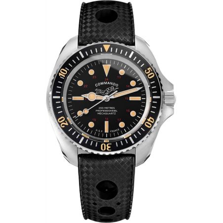 Montre HGP Diver 200M Mecaquartz Commando Vintage
