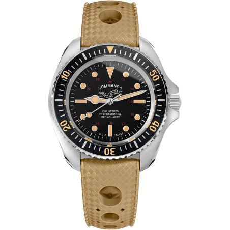 Montre HGP Diver 200M Mecaquartz Commando Vintage
