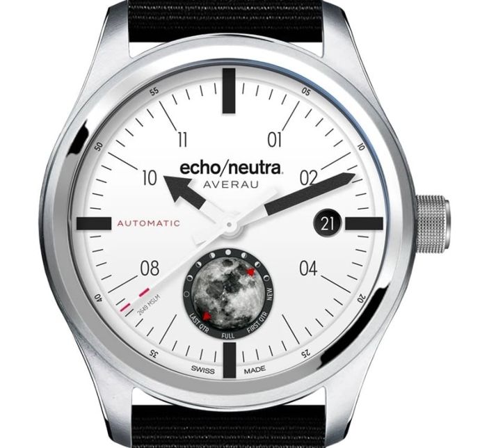 Montre Echo/Neutra Averau 39 Moon phase « Big Moon » White