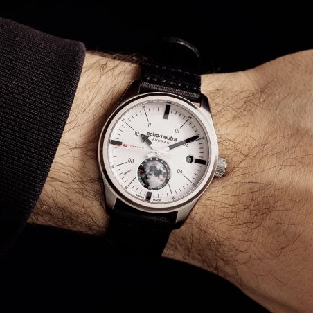 Montre Echo/Neutra Averau 39 Moon phase « Big Moon » White