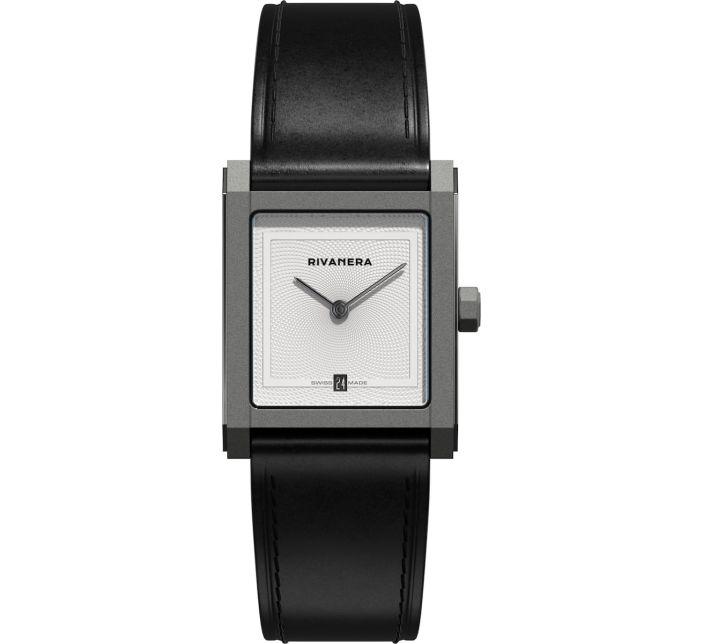 Montre echo/neutra Rivanera Piccolo Guilloché White