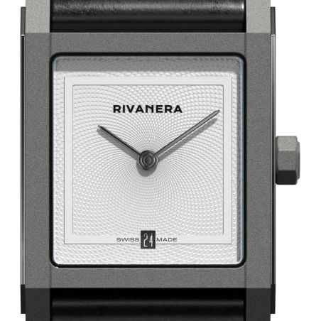 Montre echo/neutra Rivanera Piccolo Guilloché White