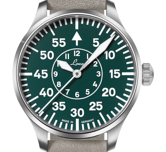 Montre Laco Pilot Watch Aachen Grün 39 862190