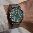 Montre Laco Pilot Watch Aachen Grün 39 862190