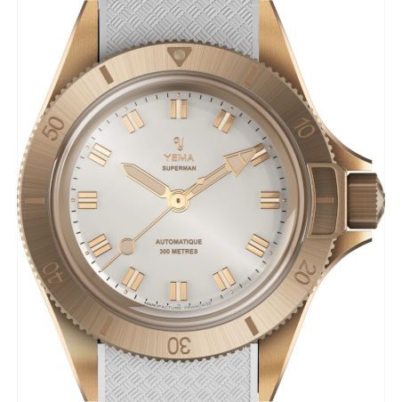 Montre Yema Superman Bronze CMM.10 White