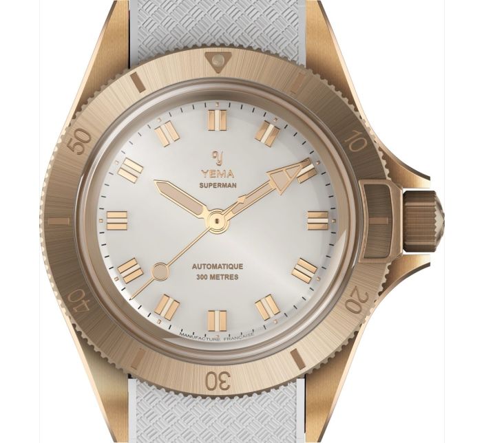Montre Yema Superman Bronze CMM.10 White
