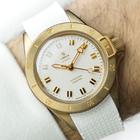 Montre Yema Superman Bronze CMM.10 White