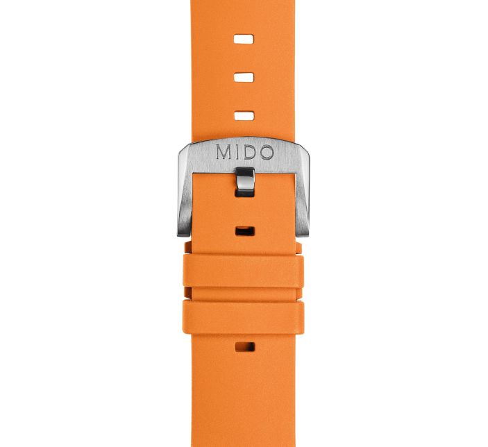Bracelet Mido Multifort TV Big Date 22mm Orange