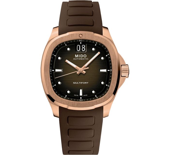 Montre Mido Multifort TV Big Date Brown Rubber