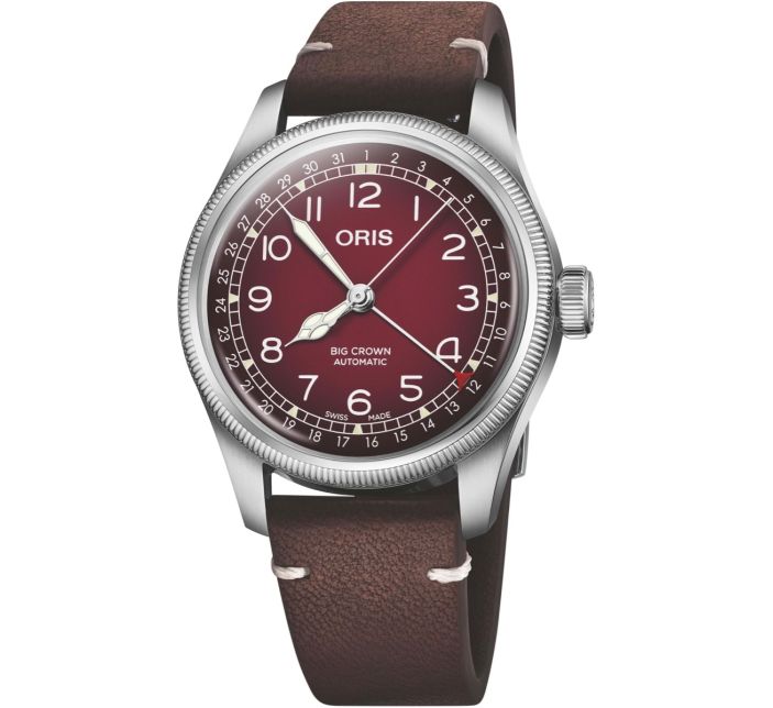 Montre Oris X Cervo Volante Big Crown Pointer Date | Bordeaux