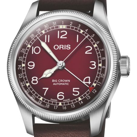 Montre Oris X Cervo Volante Big Crown Pointer Date | Bordeaux