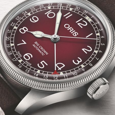 Montre Oris X Cervo Volante Big Crown Pointer Date | Bordeaux